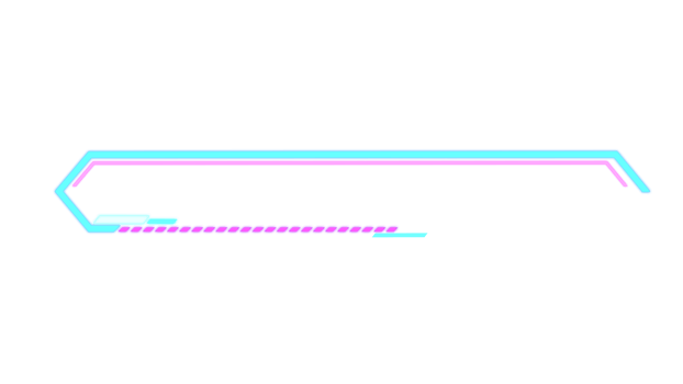 Abstract hi-tech HUD sci-fi display interface frame digital technology element png