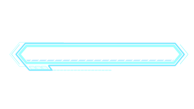 Abstract hi-tech HUD sci-fi display interface frame digital technology element png
