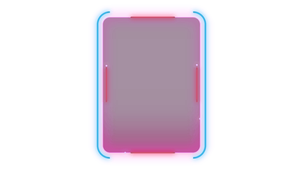 Abstract HUD display infographic sci-fi futuristic frame information png