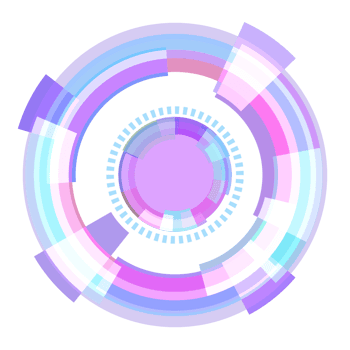 Abstract HUD display infographic sci-fi futuristic information png