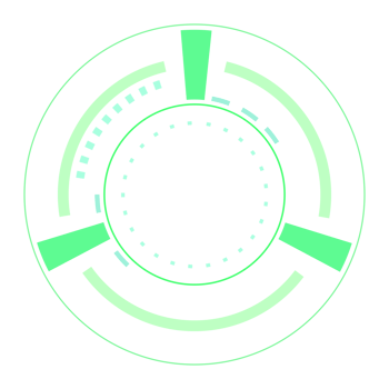 Abstract HUD display infographic sci-fi futuristic information png