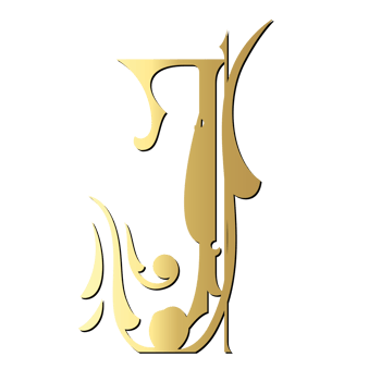 golden decorative letter j png
