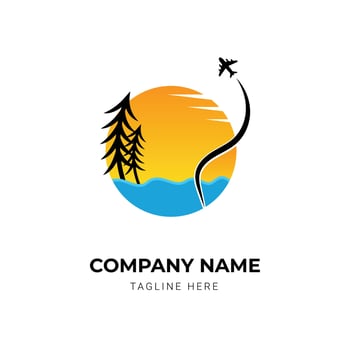 Tour and travel logo design vector