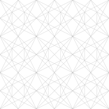 Abstract geometric pattern with crossing thin straight lines. Stylish texture in gray color. Seamless linear pattern. vector
