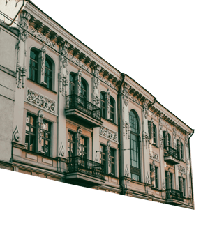 City center building with panoramic windows photo, Kharkiv, Ukraine. png