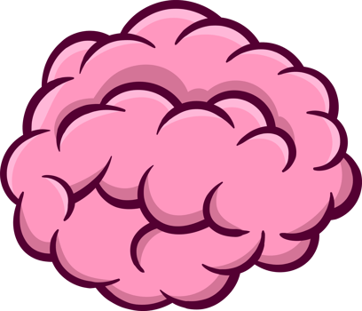 Brain cartoon icon clipart png