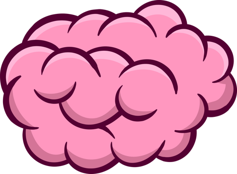 Brain cartoon icon clipart png