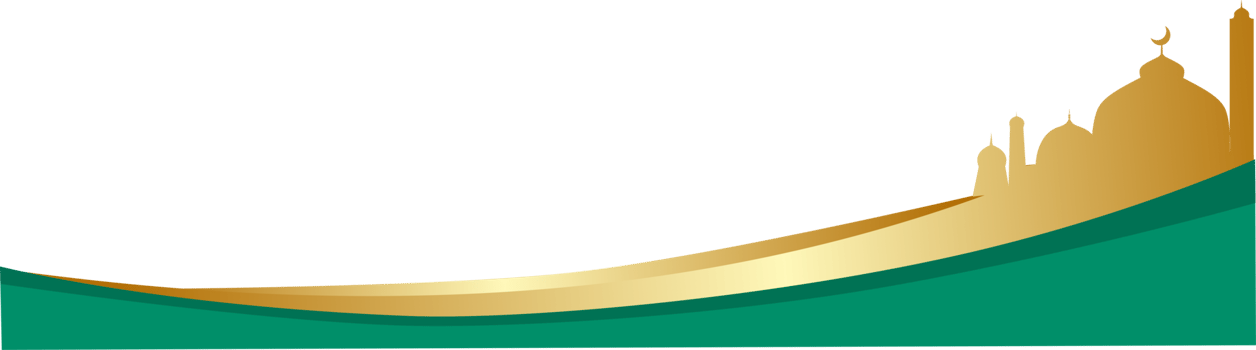 Golden Islamic border png