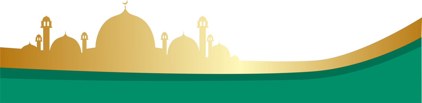 Golden Islamic border png