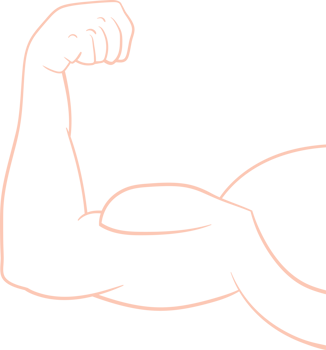 Muscle arm drawing clipart png