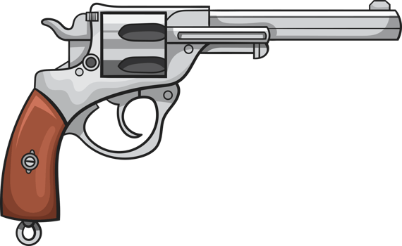 Pistol clipart design png
