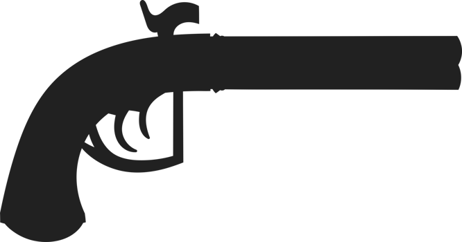 Pistol clipart design png