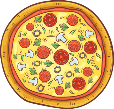 Pizza clipart design png