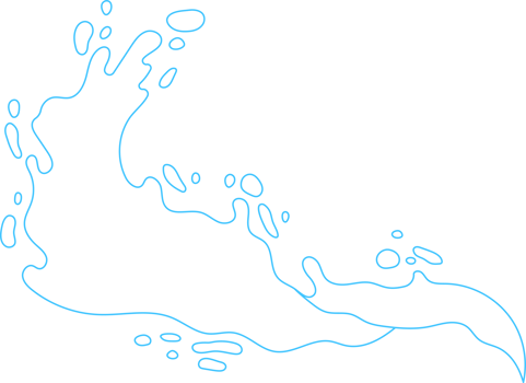 Water splash clipart png