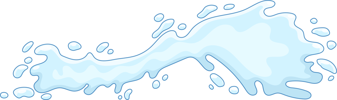 Water splash clipart png