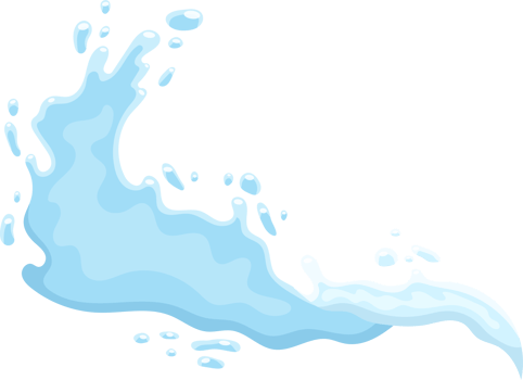 Water splash clipart png