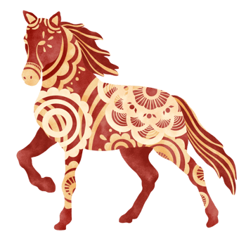 Horse chinese zodiac sign png