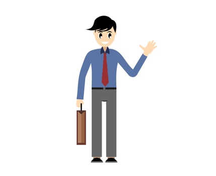 poeple office of illustration vector
