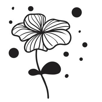 Hand Drawn Wild Flower Png