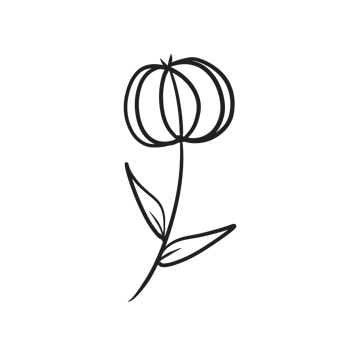 Hand Drawn Wild Flower Png