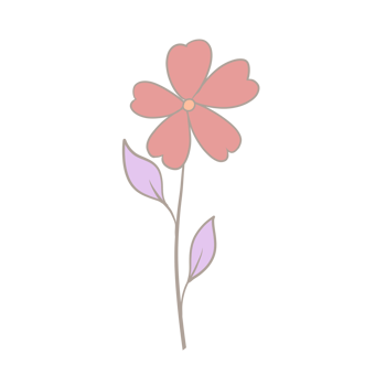Hand Drawn Wild Flower Png