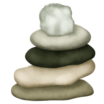 Pile of stone png
