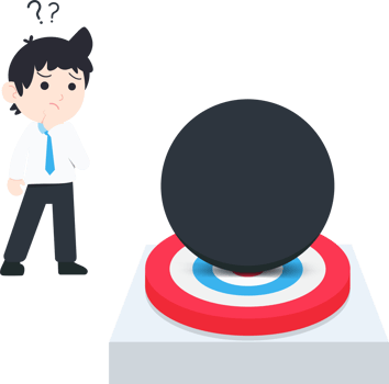 SD Business Man Think of a way to remove the giant ball that is superimposed on the target png