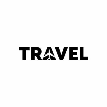 travel logo design, logotype and vector logo