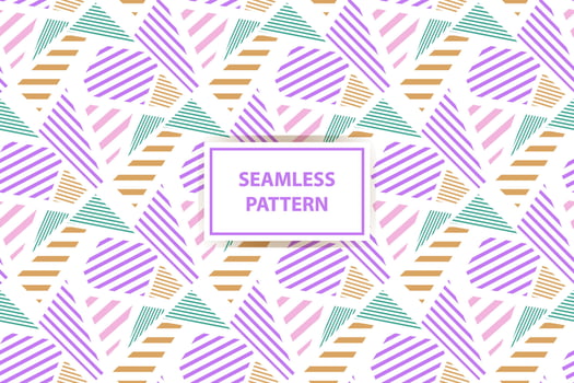 Vector seamless pattern. Abstract graphic background. modern style ornament. Repeat vintage design for decor, print, textile, fabric, fashion