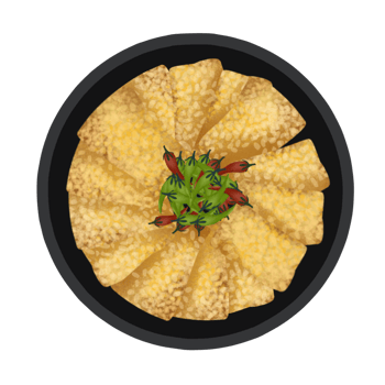 Tempe mendoan illustration png