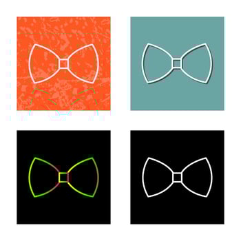Bow Tie Vector Icon