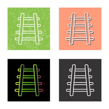 Train Tracks Vector Icon