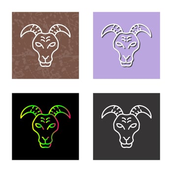 Goat Vector Icon