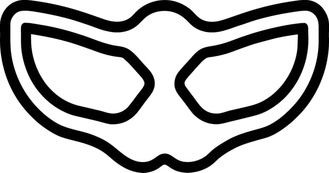 mask icon cartoon vector