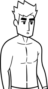 vector illustration of man cartoon