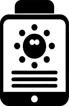 vector illustration of virus cartoon