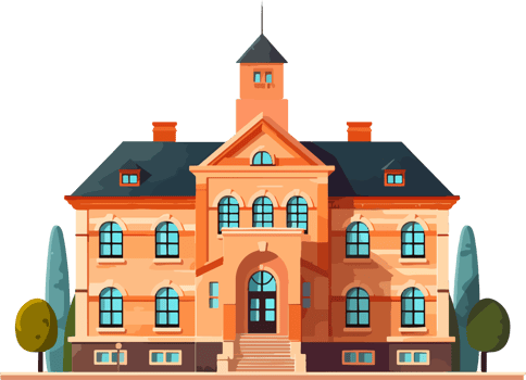 cartoon student cute school ai generate png