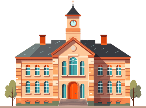 cartoon student cute school ai generate png