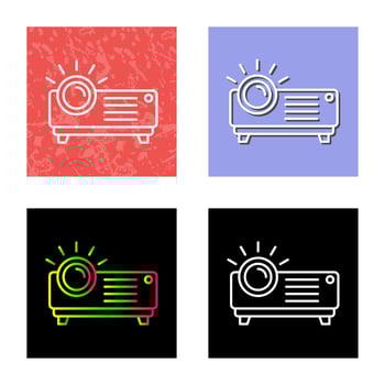 Projector Vector Icon