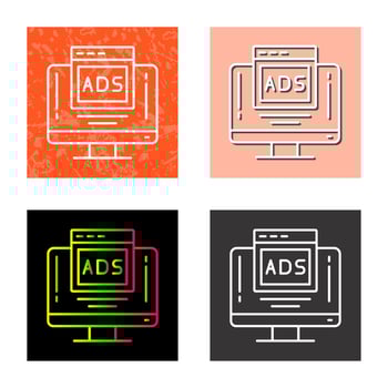 Digital Advertising Vector Icon