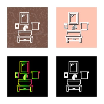 Washbasin Vector Icon