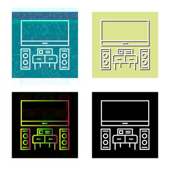 Home Theater Vector Icon