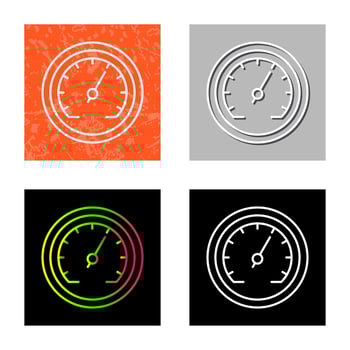 Speedometer Vector Icon