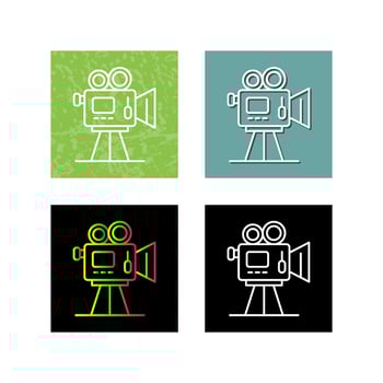 Movie camera Vector Icon
