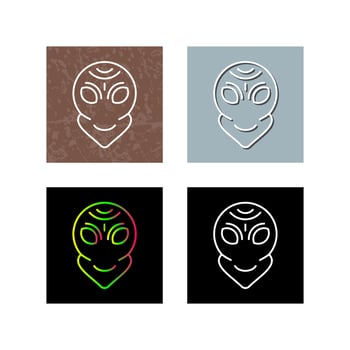 Alien Vector Icon