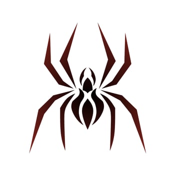 Illustration vector graphic of tribal art design symbol spider