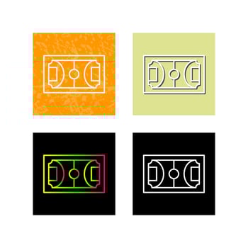 Football Field Vector Icon