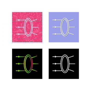 Refraction Vector Icon