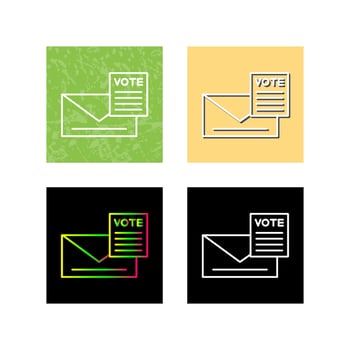Letter Vector Icon