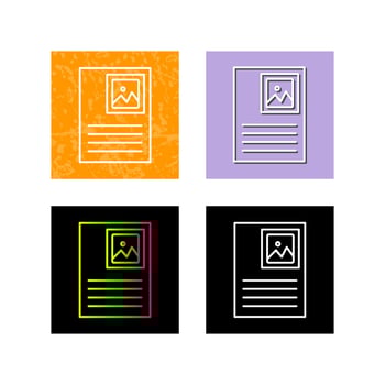 Picture Attachment Vector Icon